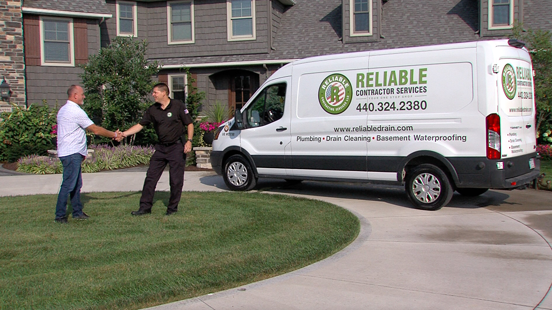 Reliable Basement and Drain logo